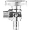 image:imageVEVOR 10 Pack Angle Stop Valve Water Shut Off Valve 12 PEX x 38 OD Compression 14 TurnChrome Plated Brass Shutoff Valves for Bathroom Kitchen Toilet Shower Plumbing10